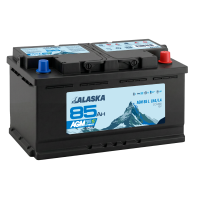 Аккумуляторная батарея ALASKA AGM 85 L  LN4/L4 VRLA 85Ah 850A 316*176*190 обр.