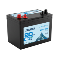 Аккумуляторная батарея ALASKA AGM 80 R 90D26R VRLA 80Ah 600A 260*168*233 прям.
