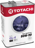 Масло трансмиссионное TOTACHI полусинтетическое Super Hypoid Gear GL-4 80W90    4 л